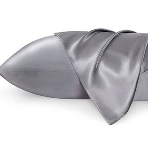 Luxury Silver Satin Pillowcase